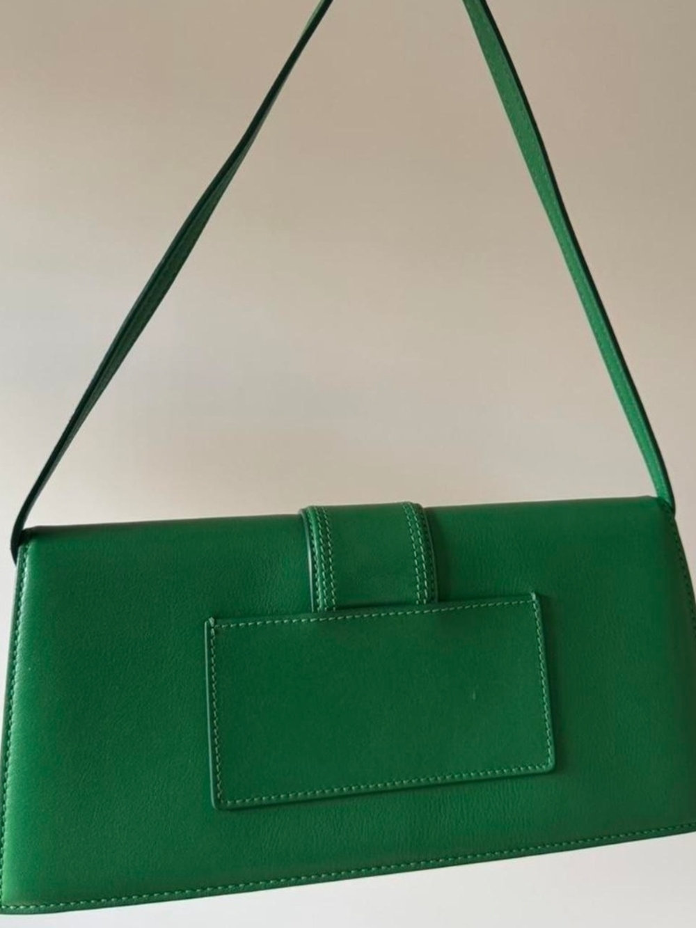 Jacquemus Green Shoulder Bag with Flap and Tab - Picture 2 of 10